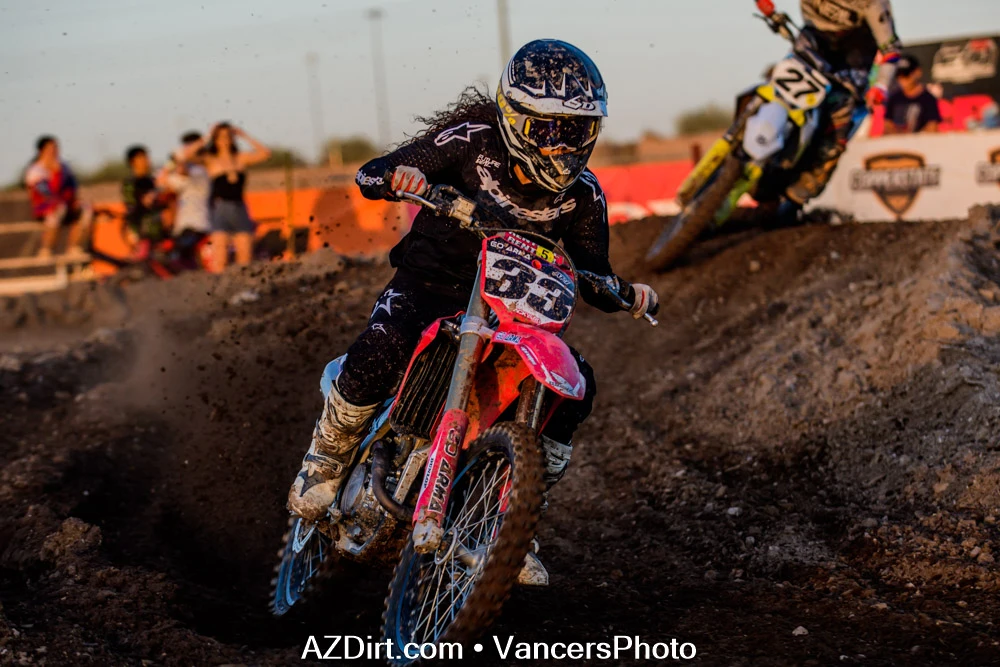 CopperState Classic motocross racing under the lights